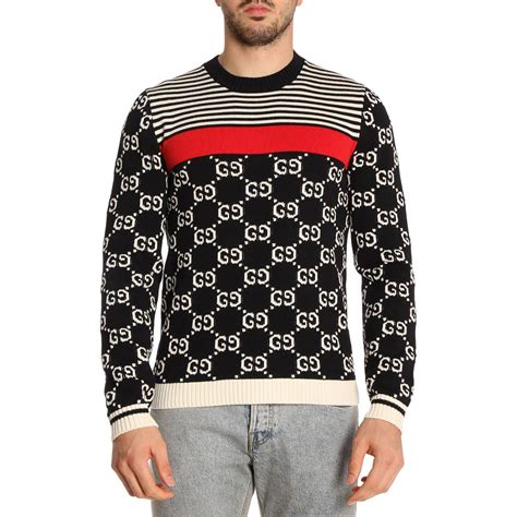 gucci sweater mens|designer crewneck sweaters for men.